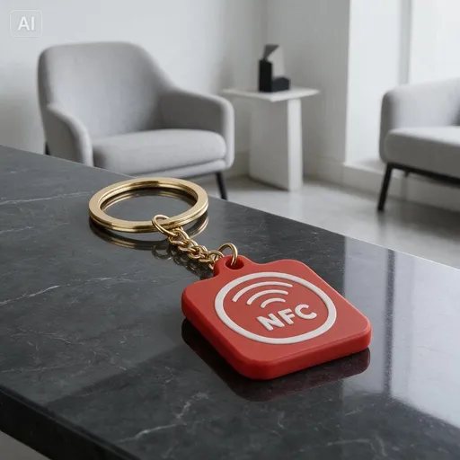 NFC Keychain – Iraq Emblem